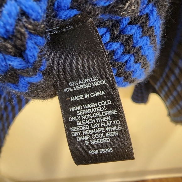 Express women's blue open front knitted cardigan size XS - Picture 7 of 9